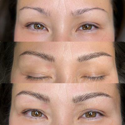 Nano brow--she did an amazing job!