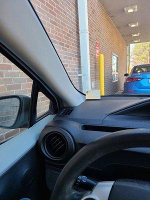 At the drivethrough