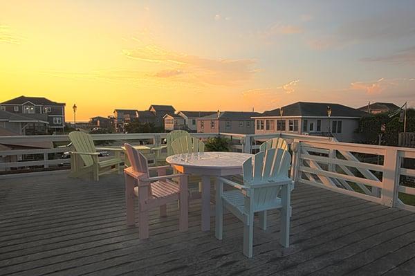 Sunrise from our second floor deck