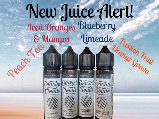 Coastal Clouds now available at E-Cig City