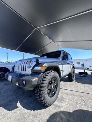 Cooper Mud Tires on Jeep Wrangler