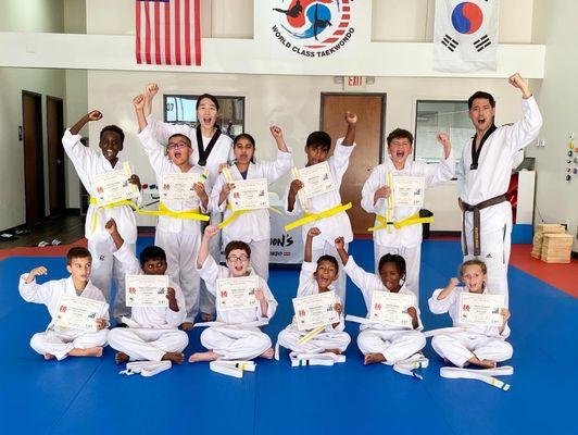 Congratulations to all the June belt testing candidates!