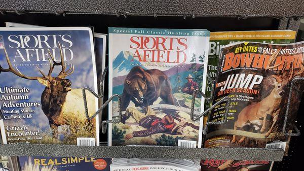 Man-eating bear and deer magazines.