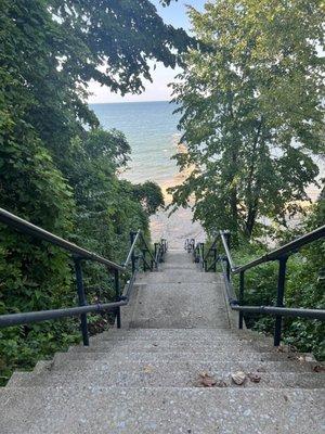 Stairs to the beach