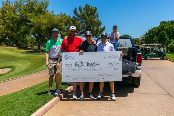 Proud Title Sponsors of the Grand Canyon University Young Life Golf Tournament