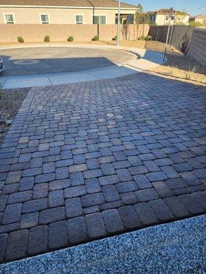 Driveway Pavers, Cleaned & Sealed 9-5-22