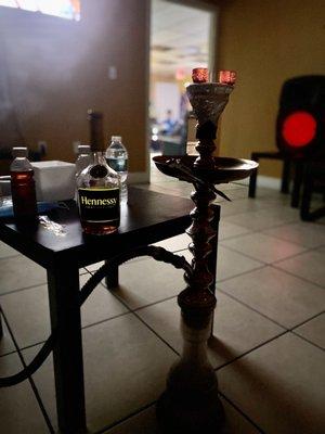 Hookah and BYOB!