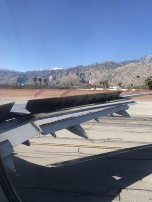 Always feels good to touch down on Earth! Palm Springs baby! Lol