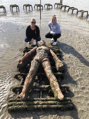 Hanging with "Star" at the oyster beds.