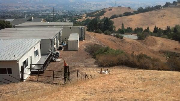 west hills church after picture     project included  brush clearing and steep slope weed abatement