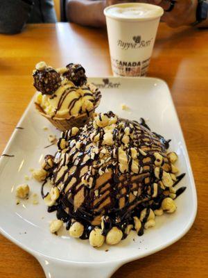 Ferrero Rocher Bun + small cappuccino