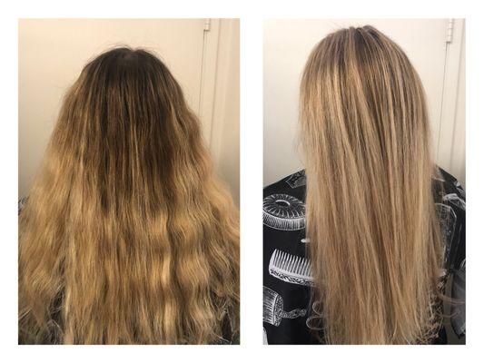 Balayage touch up