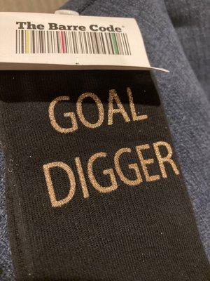 Goal Digger barre socks