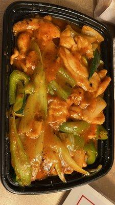 Chicken in Red Curry & Coconut Sauce