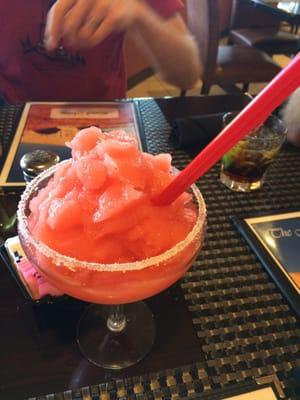 Frozen strawberry margarita