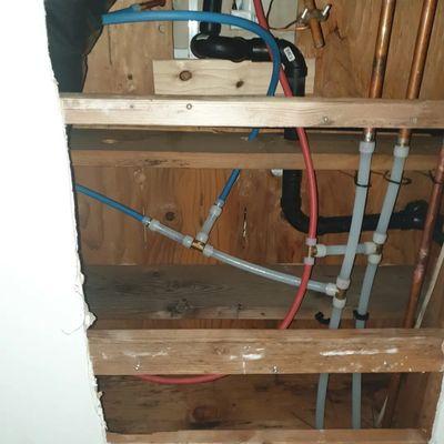 Partial repipe with pex