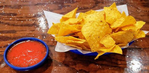 Chips and Salsa at Casa Azteca