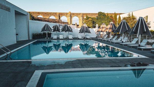 Hotel pool, Evora, Portugal