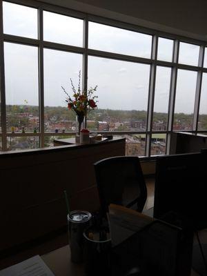 View from customer service counter #yelpcincy #trihealth