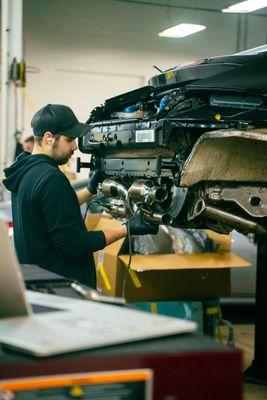 Fabspeed Exhaust installation on a 996 GT3