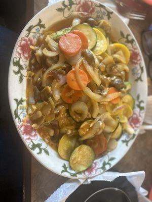 Arroz con vegetables