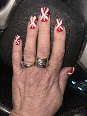 My Christmas nails