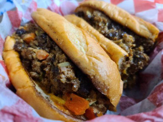 Notorious chopped cheese. I thought it was a cheesesteak, but it was literally ground beef crumbles. It was pretty good though.