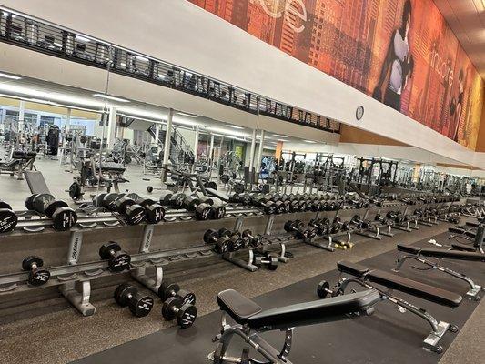 5AM empty gym and empty rack