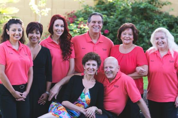 Meet the staff (top left to right)
 Natalie, Debbie, Janae, Robert, Diana, Susan
 Patricia, Doc