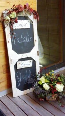 Fun rentals -make your wedding special.  Other vintage doors available