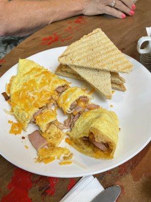 Ham & Cheese Omelette