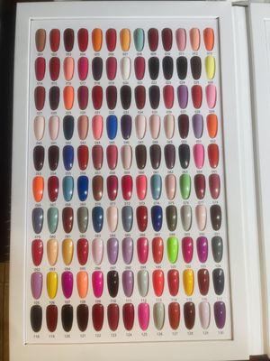 Best selection of gel colors