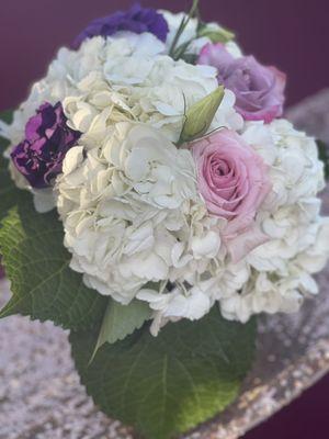 Hydrangeas and Roses