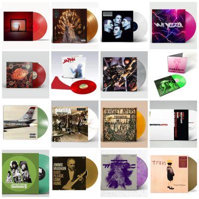 Recent Colored Vinyl Releases, limited pressings in stock.