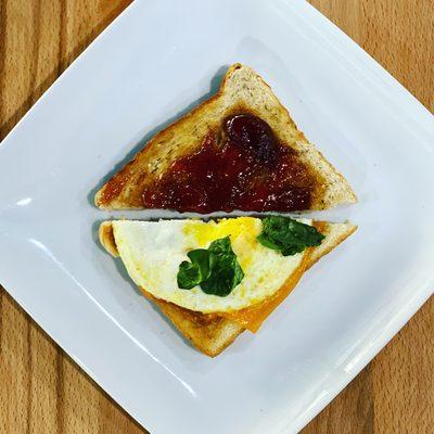 Breakfast Toast Butter Jelly