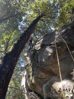 In Castle Rock Park. Really great climb.