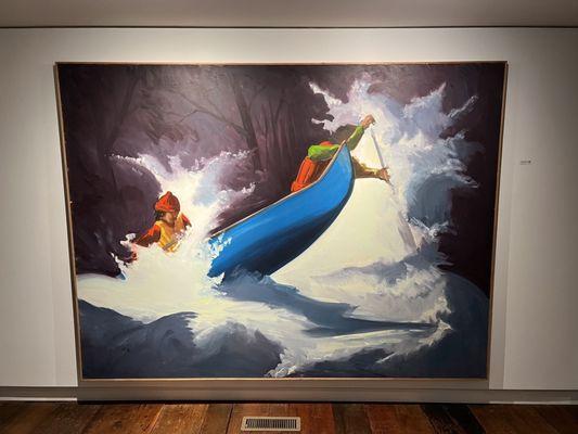 Richard Pitts/artist - oil 16' x 8'