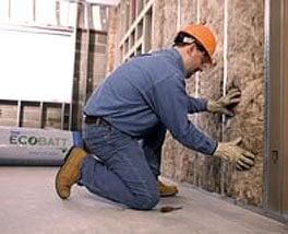 Wall insulation can be installed to help with noise resistance, hot rooms, or cold rooms! Blow in insulation is also available.