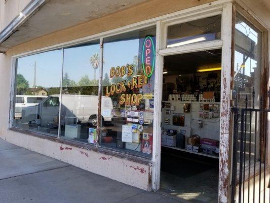 The front of the shop. The best "mom and pop shop" locksmith you will ever find!!