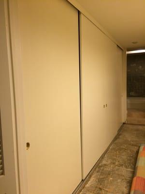 Los Altos Townhome BEFORE: Bathroom closets