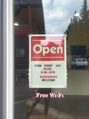 Clean, eco friendly, and beautiful, this laundromat is partially solar powered & one can use the free Wifi while waiting!!