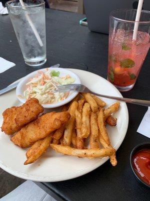 Fish & chips & lemonade