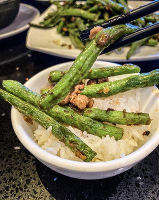 Green beans & minced pork