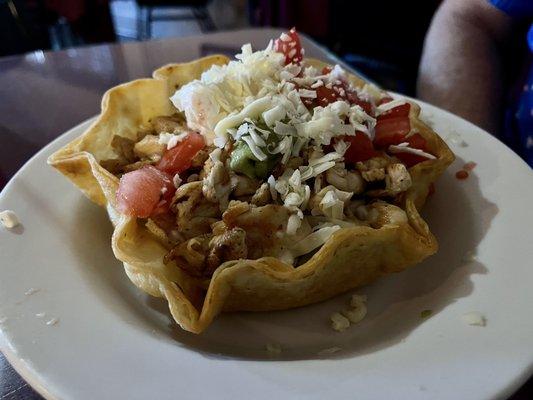 Grilled Fajita Salad with chicken