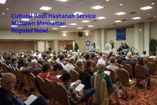 Rosh Hashanah 5776 (2015) at a West side, midtown hotel.