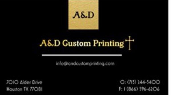 A & D Custom Printing