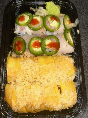 Top: Hot Mama Roll  Bottom: Mango Tango Roll