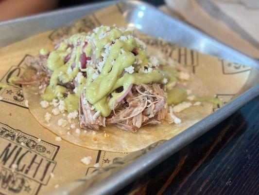 Porky Pig Taco $3.99