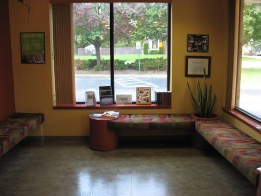 Cat Care waiting area.