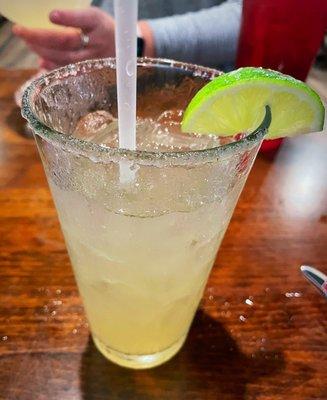 House Margarita with Sugar Rim